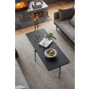 Konferenční stolek Rowico Home SHELTON 145x60 cm | Černý