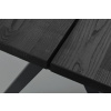 Obdélníkový jídelní stůl Rowico Home CARRADALE Black, 220x100 cm | černá