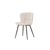 Jídelní židle Venture Home LILY | béžová, černá