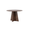 Kulatý jídelní stůl Venture Home BOOTCUT | hnědá