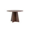 Kulatý jídelní stůl Venture Home BOOTCUT | hnědá