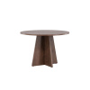 Kulatý jídelní stůl Venture Home BOOTCUT | hnědá