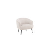 Křeslo DERRY, sametová barva | Béžový