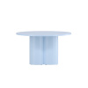 Konferenční stolek OLIVIA, ⌀80x45 cm | Modrý