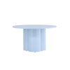 Konferenční stolek OLIVIA, ⌀80x45 cm | Modrý