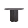 Kulatý jídelní stůl Tekla ø120x75 cm | Černý