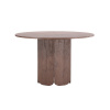 Kulatý jídelní stůl Tekla ø120x75 cm | Mokka