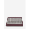 Šperkovnice 3 v 1 Stackers Burgundy Classic Set | vínová
