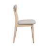 Jídelní židle Rowico Home RODHAM | přírodní šedobéžová