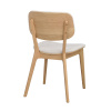 Jídelní židle Rowico Home BARRETT | přírodní světle béžová