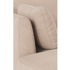 5místná pohovka s lehátkem Levá Rowico Home CORWIN 270x160x83 cm | světlé béžová