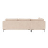 Rohová pohovka s otevřeným koncem vlevo Rowico Home CORWIN 266x226x83 cm | světlé béžová