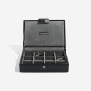 Pánská šperkovnice Stackers Black Cufflink Box | černá