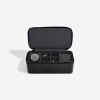 Pánská cestovní šperkovnice Stackers Black Large Travel Watch and Cufflink Box | černá