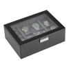 Kazeta na hodinky Stackers Black 8 Piece Watch Box | černá
