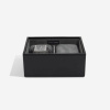 Pánská šperkovnice 2 v 1 Stackers Black Cufflink & Watch Box | černá