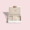 Šperkovnice Stackers White Rose Gold Mini Lid | bílá