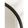 Oválné zrcadlo s černým rámem Umbra Hub Oval | černé