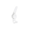 Háček Zone Denmark Puck Hook single White 23x5,8 cm | bílá