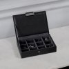 Pánská šperkovnice Stackers Black Lidded Mini Cufflink Box | černá