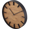 Nástěnné Hodiny Yamazaki Rin 4108 | černá, ořech