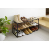 Nastavitelná police na boty Yamazaki Frame 7210 Shoe Rack | černá