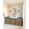 Kulaté zrcadlo na zeď Villa Collection Black 80 cm | Černá