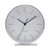Stolní hodiny House Doctor HANNAH, 15 cm | stříbrná