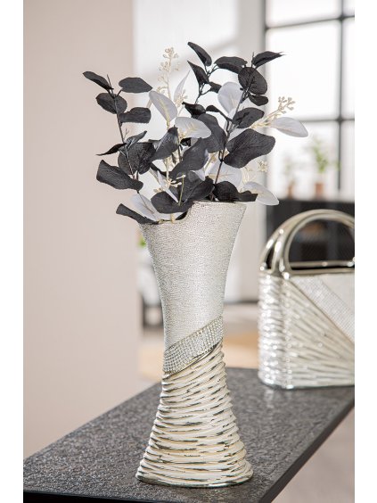 Váza Strass 9,5x12x30cm