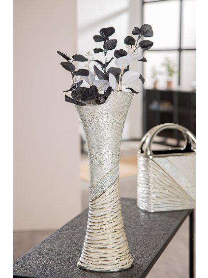 Váza Strass 11x13,5x39cm