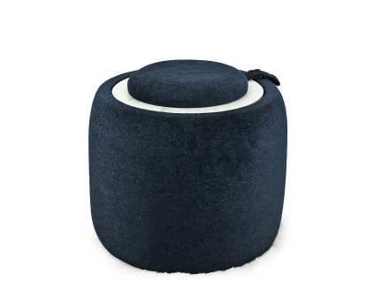 Puf/stolík modrý