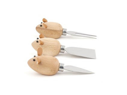 CHS08 Mouse Cheese Knives Set of 3