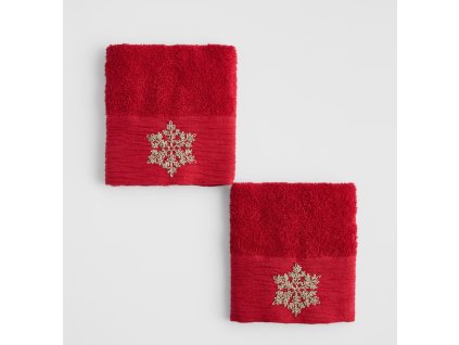 Súprava dekoratívnych uterákov SNOWY