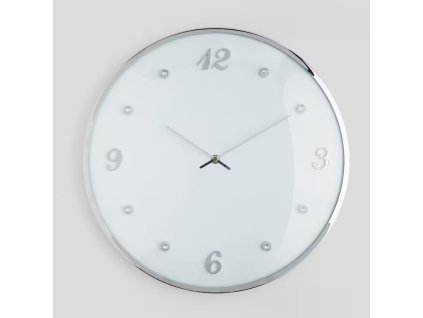 Elegantné nástenné hodiny DIAMONDO s kryštálmi