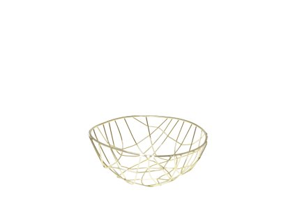 Pozlátený košík AULICA