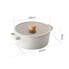 EK FG C22 FIKA Casserole 22cm dimensions