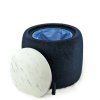 Puf/stolík modrý
