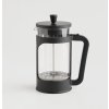 French press s vyberateľným skleneným dielom NOIRA