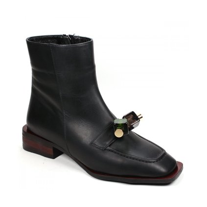 25885 elegantne kotniky aq3106 cierna