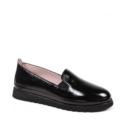 27958 slip on poltopanky aq610 cierna lak