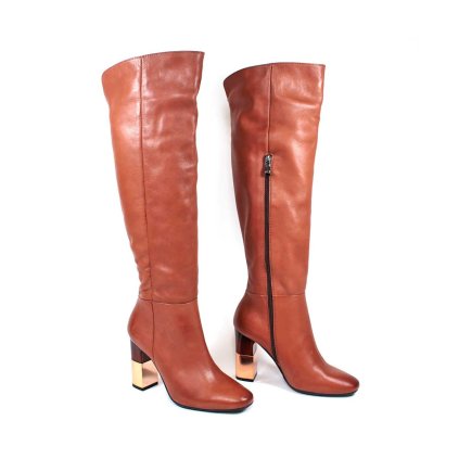 29041 damske cizmy kd1941 hneda
