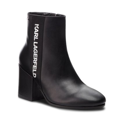 29239 clenkov cizmy karl lagerfeld kl31475 black leather