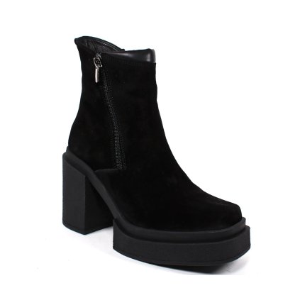 30904 semisove kotniky na hrubom podpatku