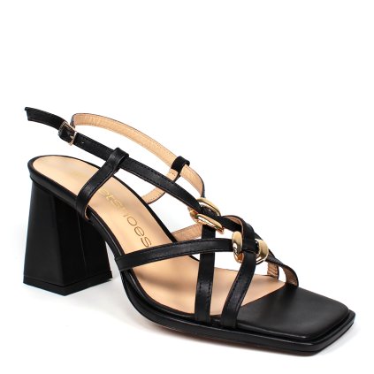 33016 1 kozene sandale na hrubom opatku