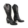26257 5 damske cizmy d4314 nero