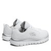 skechers get connected 12615 wsl white silver (2) cipők