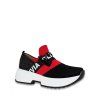 22471 1 sneakersy dte2089 black red