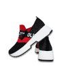 22471 4 sneakersy dte2089 black red