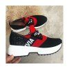 22471 5 sneakersy dte2089 black red
