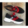 22471 6 sneakersy dte2089 black red